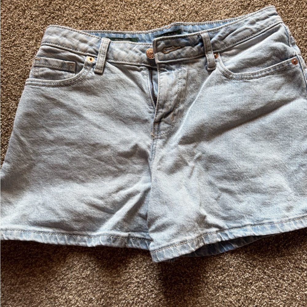 wild fable Light Blue High-Rise Denim Shorts
